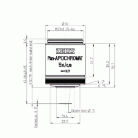 Объектива Plan-Apochromat 5х/0,16 M27