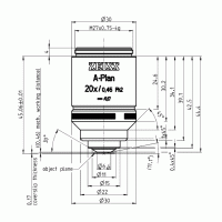 Объектив A-Plan 20x/0,45 Ph2 M27